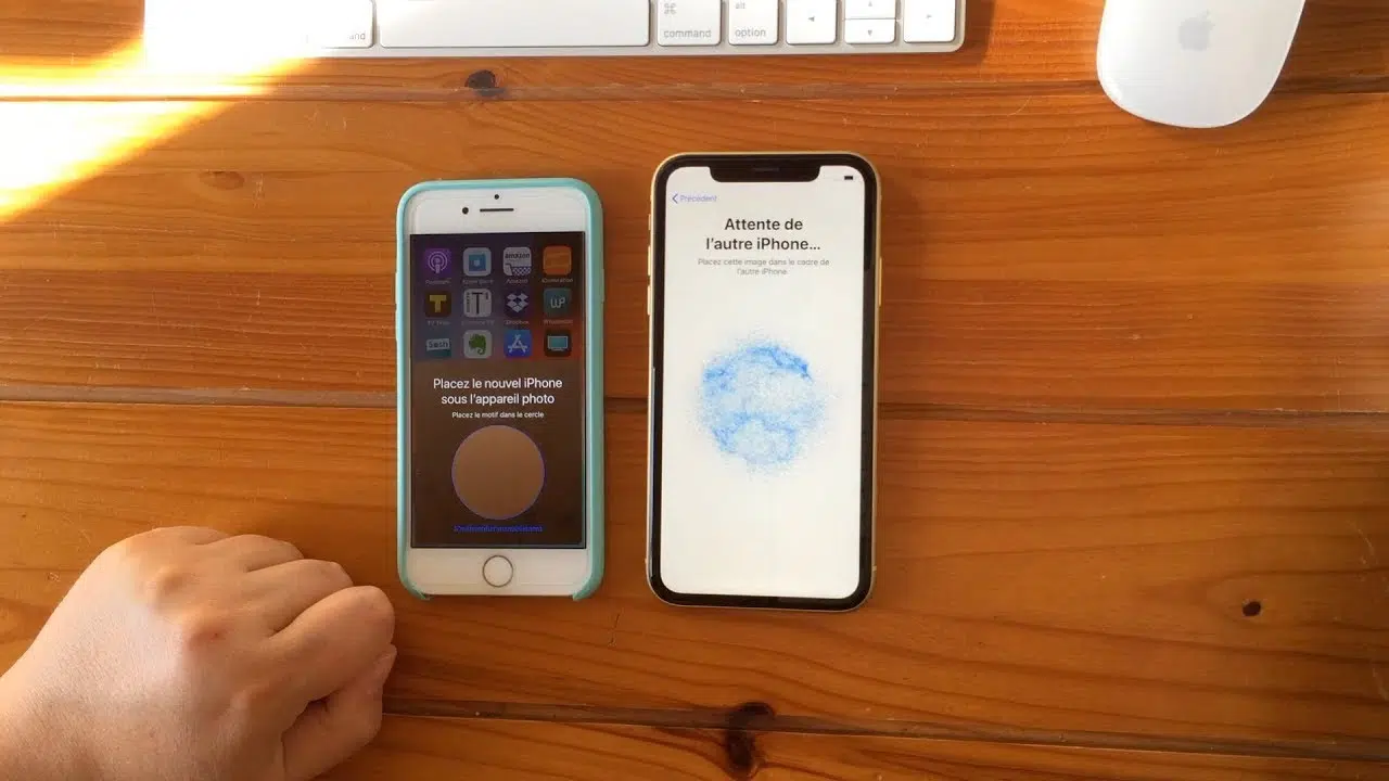 transférer le contenu d'un iphone vers un autre iphone